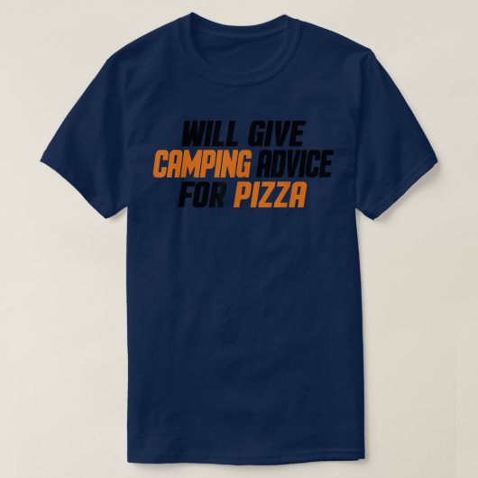 T-shirt Funny Camper, Donnera Des Conseils De Camping Pour (Design devant)
