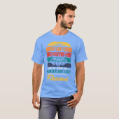 T-shirt Funny Camping Campfire Saying Vintage funny (Devant entier)