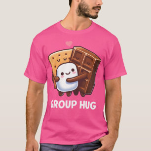 T-shirt Funny Camping Smores Group Hug Shirt Cute S'Mores