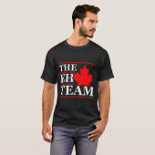 T-shirt Funny Canada Eh Team Canadian Comedy Sarcasm Map  (Devant entier)