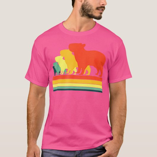 T-shirt Funny Capibara Faune Animale Capybara (Devant)