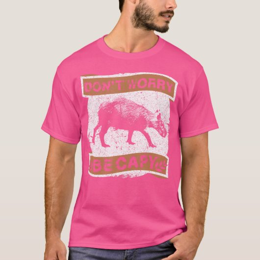 T-shirt Funny Capybara (Devant)