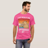 T-shirt Funny Capybara (Devant entier)