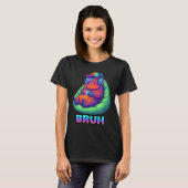 T-shirt Funny Capybara Bruh Video Games Lovers (Devant entier)