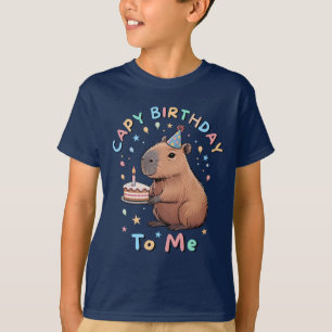T-shirt Funny Capybara Capy Birthday To Me Party pour enfa