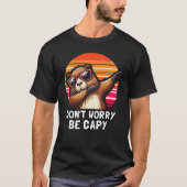 T-shirt Funny Capybara ne t'inquiète pas d'être capable (Devant)
