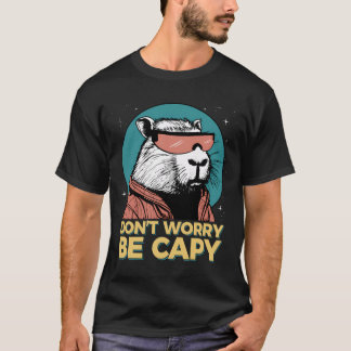 T-shirt Funny Capybara Ne Vous Inquiète Pas D'Être Capy Ro
