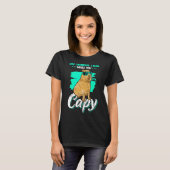 T-shirt Funny Capybara Pet Rodent Capy (Devant entier)