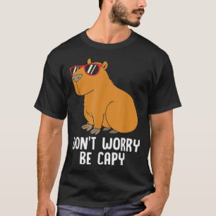 T-shirt Funny Capybara Pour Les Enfants Ne Se Préoccupe Pa