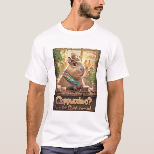 T-shirt Funny Capybara pour les fans d'animaux (Devant)