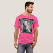 T-shirt Funny Capybara Selfie Alien Ufos (Devant entier)