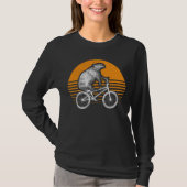 T-shirt Funny Capybara vélo d'équitation Retro Capibara vé (Devant)