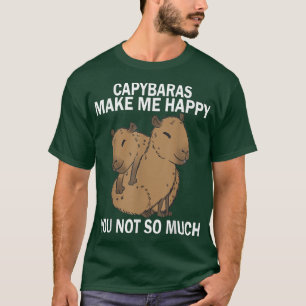 T-shirt Funny Capybaras Rends-moi heureux, pas tant d'eau