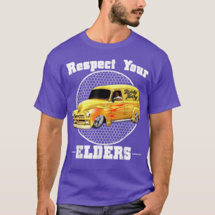 T-shirt Funny Car Guy - Respectez Vos Aînés Classic Panel