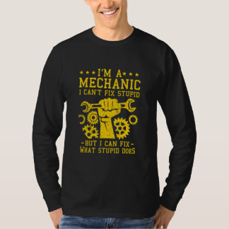 T-shirt Funny Car Mécanicien Hommes Femmes Enfants Meilleu