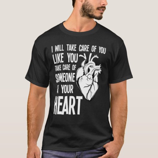 T-shirt Funny Cardiac Nurse Quote Anatomical Heart Disease (Devant)