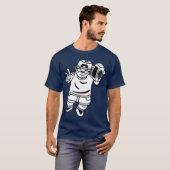T-shirt Funny Cartoon Kid Rapper funny (Devant entier)