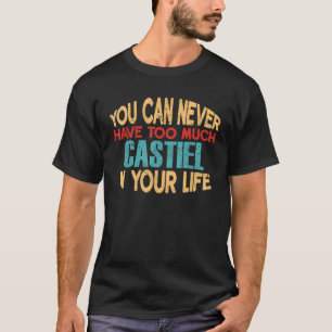 T-shirt Funny Castiel Personnalisé Prénom Jeu de Plaisante