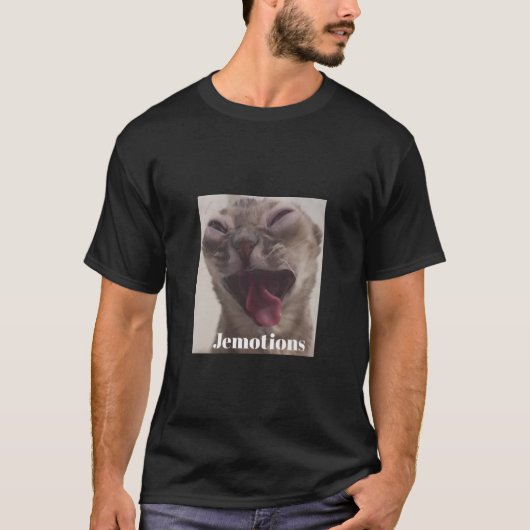 T-shirt funny cat (Devant)
