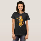 T-shirt Funny Cat Playing Trombone (Devant entier)