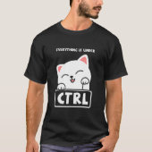 T-shirt Funny Cat Programmer Développeur Coder Computer Sc (Devant)