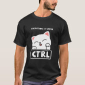 T-shirt Funny Cat Programmer Développeur Coder Computer Sc (Devant)