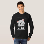 T-shirt Funny Cat Programmer Développeur Coder Computer Sc (Devant entier)