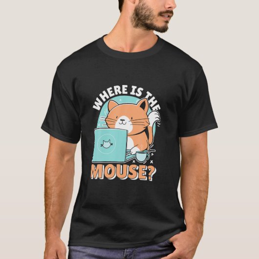 T-shirt Funny Cat Programmeur Informatique Ingénieur Logic (Devant)