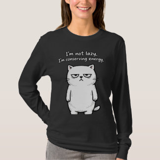 T-shirt Funny Cat Sarcastic Humor Girls Funny Designs