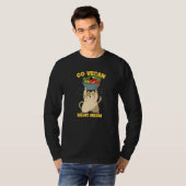 T-shirt Funny Cat Veganism Plant Based Vegan Premium (Devant entier)