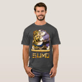 T-shirt Funny Cats Sumo Wrestler Japonais Cat Sumo (Devant entier)