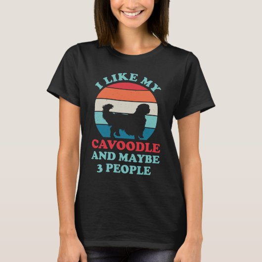 T-shirt Funny Cavoodle (Devant)
