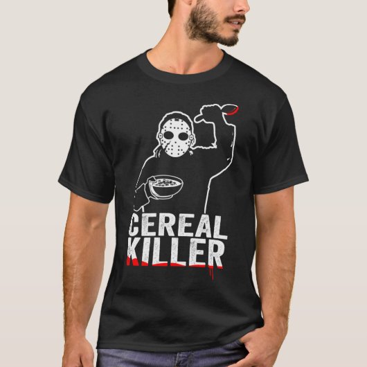 T-shirt Funny Cereal Killer - Petit-déjeuner (Devant)