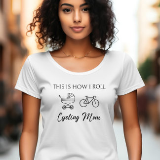 T-shirt Funny C'est comme ça que je roule pour le vélo cad