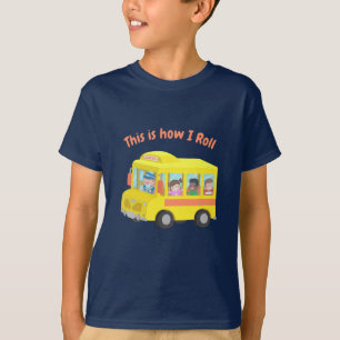 T-shirt Funny C'est comme ça que je roule School Bus Kids 