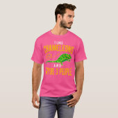 T-shirt Funny Chameleon (Devant entier)
