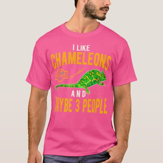 T-shirt Funny Chameleon (Devant)