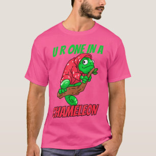 T-shirt Funny Chameleon Dit Du Bist Einer Aus Chameleon