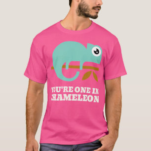 T-shirt Funny Chameleon Pun Love Plaisanterie Tu Es Un À C