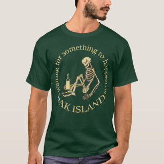 T-shirt Funny Chasseur de trésors de l'île de chêne en att