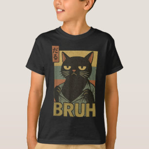 T-shirt Funny Chat Bruh Ado Garçons Filles Hommes Femmes M