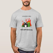 T-shirt Funny Chat Yule Be Désolé Noël (Devant)