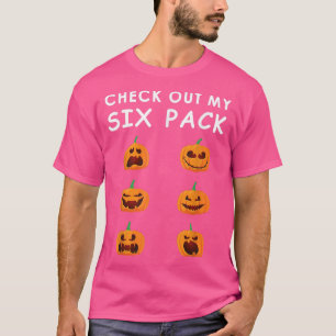 T-shirt Funny Check Out My Si Pack Creepy Pumkin Hallowee