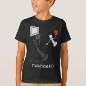 T-shirt Funny Checkmate Chess Basketball Game Board King P (Devant)