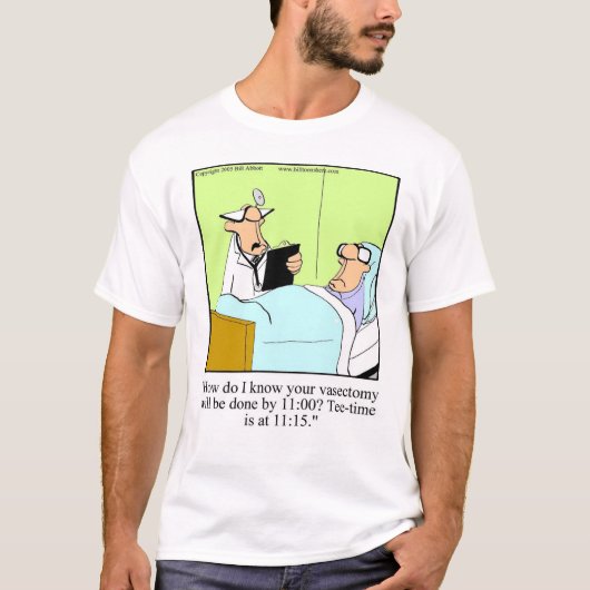 T-shirt Funny Chemise de Golf ! (Devant)
