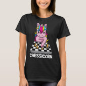 T-shirt Funny Chessicorn Unicorn Chess Design (Devant)