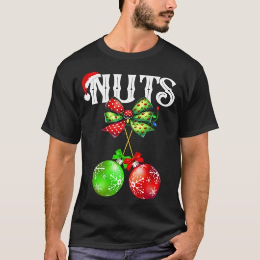 T-shirt Funny Chest Nuts Chestnuts Matching Family Christm (Devant)