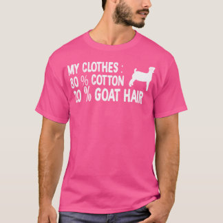 T-shirt Funny Chèvre Boer Montrer Mes Vêtements 20 Cheveux