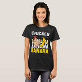 T-shirt Funny Chicken Banana Dance Meme For Kids &amp; Adu (Devant entier)