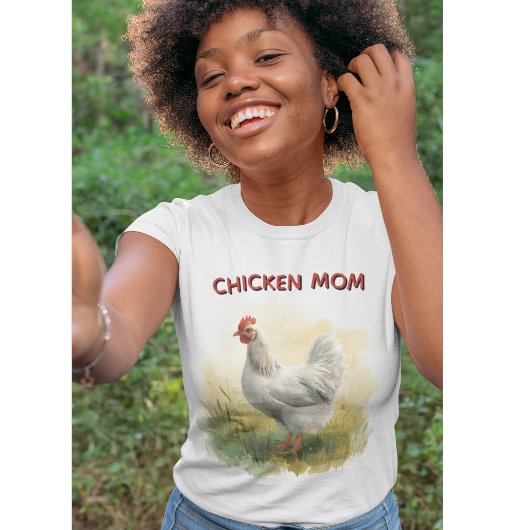 T-shirt Funny Chicken Mom Farm 